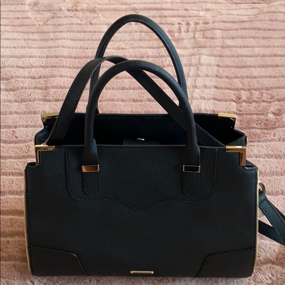 Rebecca Minkoff black amorous satchel